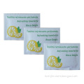 Popular Green Lemon Scented Wet Wipes for Hand and Face Cleaning Adult Use